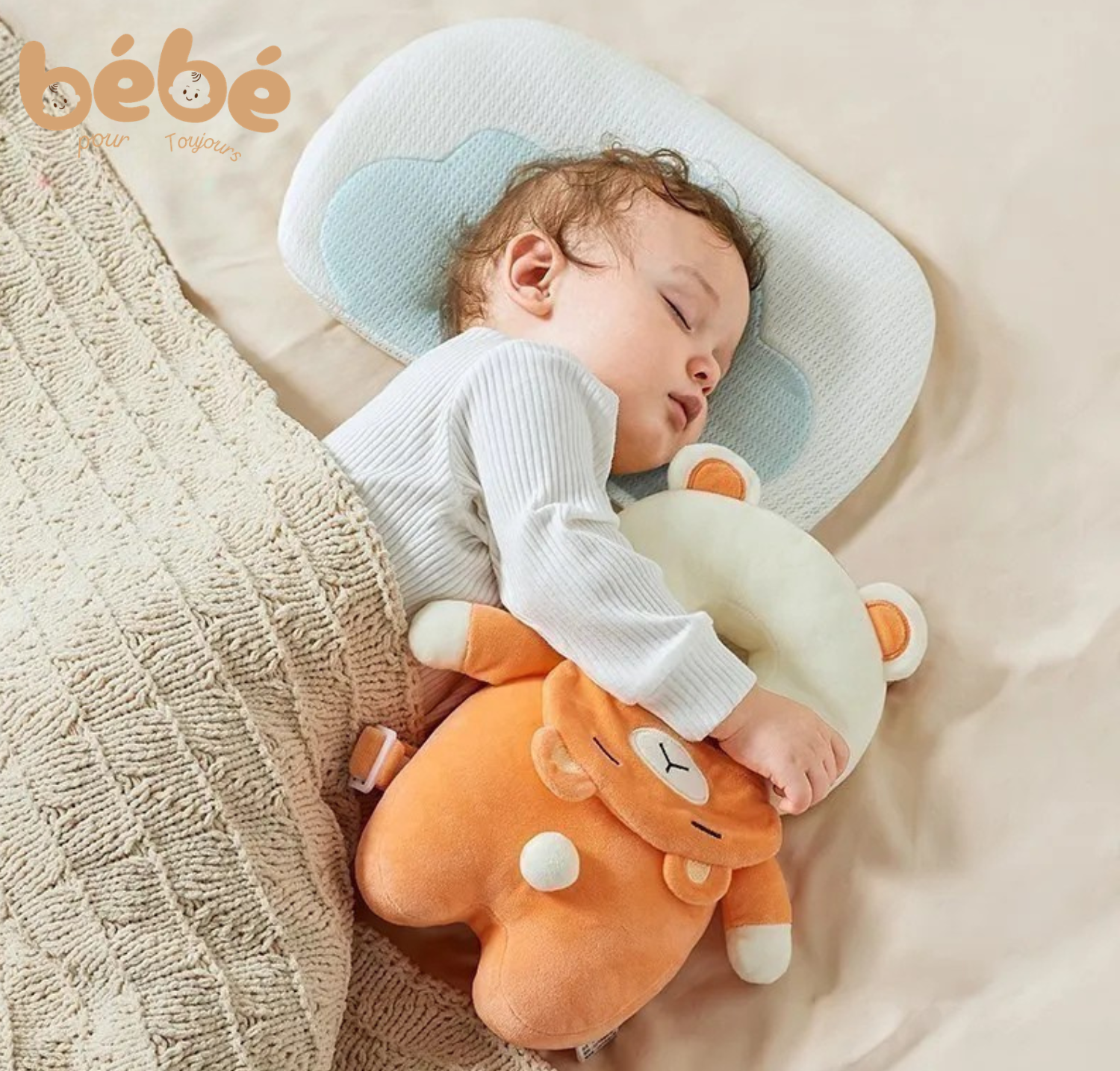 Coussin de Protection Tête Bébé Anti-Chute – Sécurité et Confort pour Premiers Pas